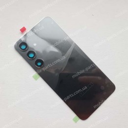 Задня скляна кришка в зборі зі склом камери та скотчем для Samsung SM-S921 Galaxy S24 Onyx Black оригінал