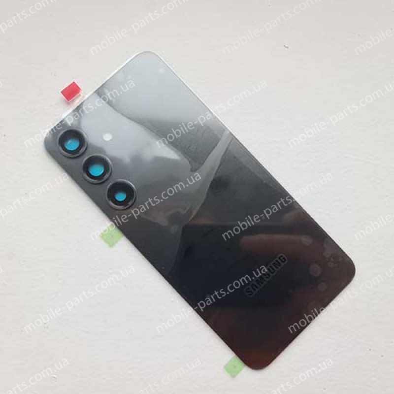 Задня скляна кришка в зборі зі склом камери та скотчем для Samsung SM-S921 Galaxy S24 Onyx Black оригінал
