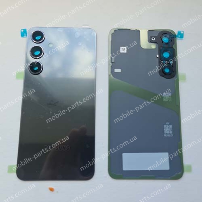 Задня скляна кришка в зборі зі склом камери та скотчем для Samsung SM-S926 Galaxy S24 Plus Onyx Black оригінал