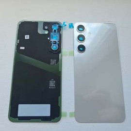 Задня скляна кришка в зборі зі склом камери та скотчем для Samsung SM-S926 Galaxy S24 Plus Marble Grey оригінал