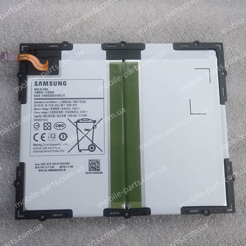 Оригинальный аккумулятор EB-BT585ABE 7300 мАч для Samsung T580 Galaxy Tab A 10.1, T585 Galaxy Tab A 10.1 LTE