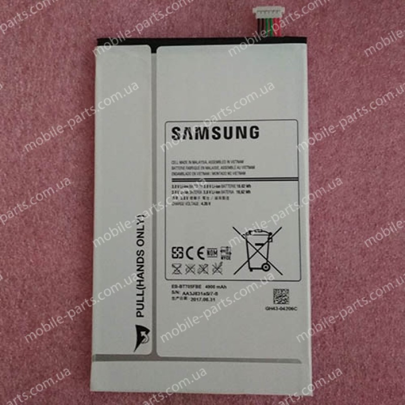 Оригинальный аккумулятор EB-BT705FBE для Samsung SM-T705 Galaxy Tab S 8.4 3G, SM-T700 Galaxy Tab S 8.4 оригинал