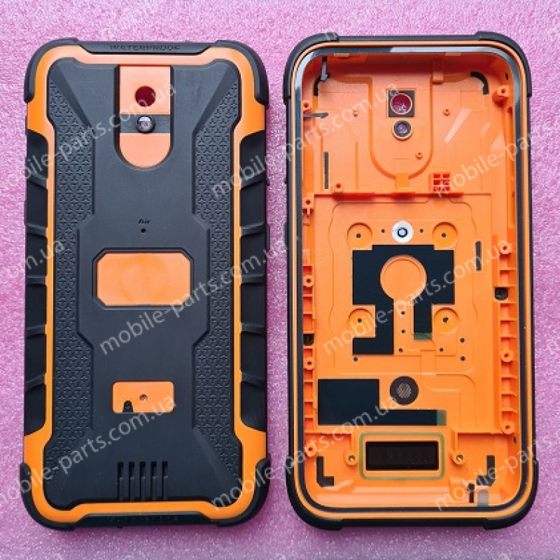 Задня панель (корпус) для Sigma Mobile X-treme PQ20 PQ29 Black-Orange оригінал