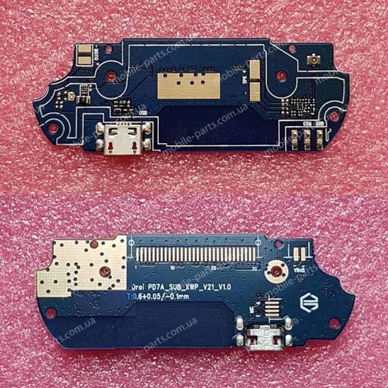 Нижняя плата зарядки (charge board) с micro-USB разъемом для Sigma Mobile X-treme PQ20 / PQ29 оригинал