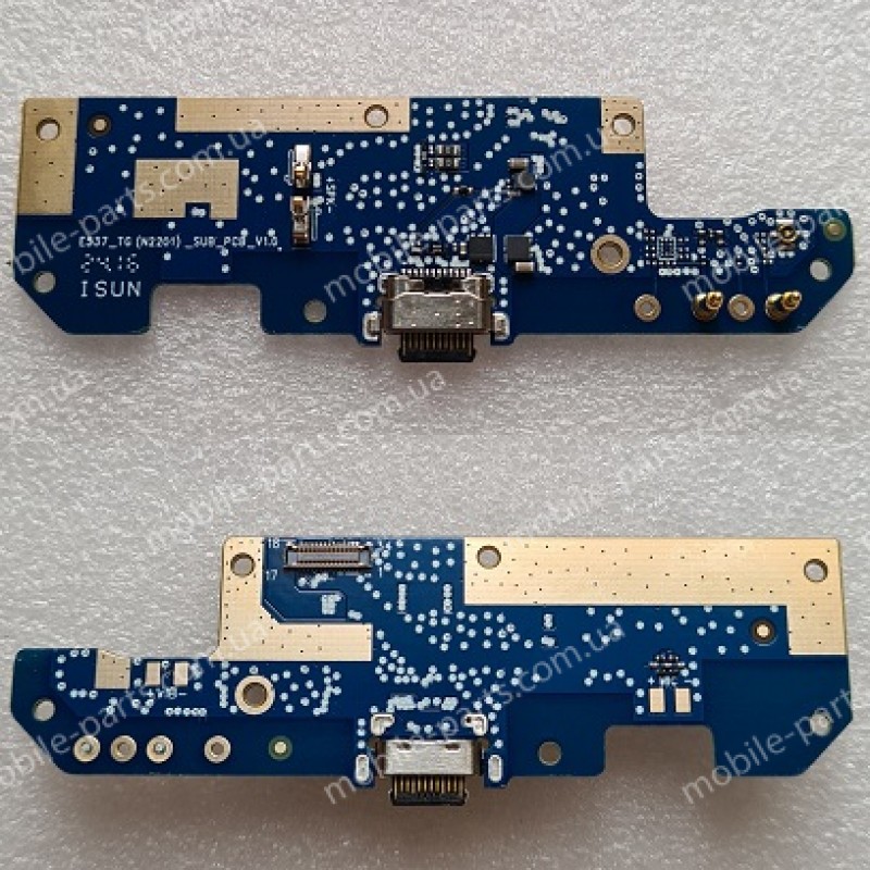Нижня додаткова плата зарядки (SUB Charging Port) з USB Type-C портом для Sigma X-treme PQ55 оригінал