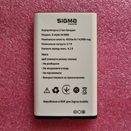 Акумулятор Li-ion 4050 mAh для Sigma Mobile X-Style 34 NRG оригінал