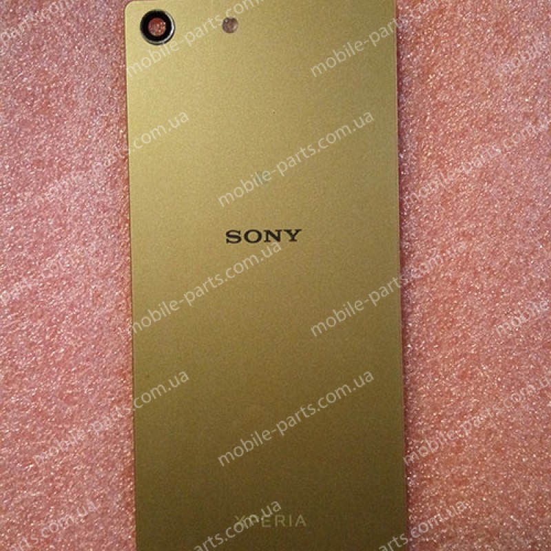 Задняя стеклянная крышка для Sony Xperia M5 E5653 Gold оригинал