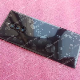 Задняя стеклянная крышка для Sony Xperia 1 J9110 Black оригинал