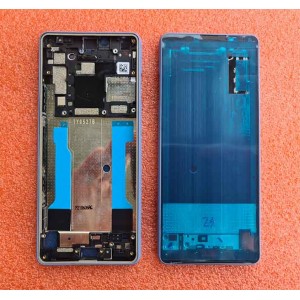 Середня частина корпусу з металевою пластиною (шассі) для Sony XQ-BT52 Xperia 10 III Blue оригінал