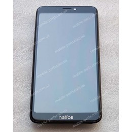 Дисплейный модуль в сборе (LCD экран 5,45" HD IPS + передняя сенсорная панель с рамкой) для TP-Link Neffos C7s (TP7051A) оригинал