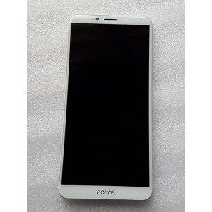 Дисплейный модуль 5.99" IPS в сборе с передней панелью и сенсором для TP-Link Neffos C9 (TP707A) Moonlight Silver оригинал 