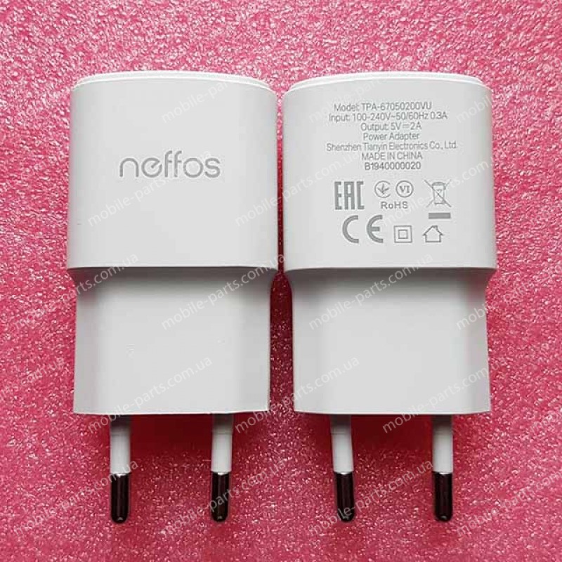 Зарядное устройство / блок питания TP-Link Neffos TPA-67050200VU 5.0V 2.0A оригинал