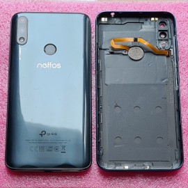 Задняя панель корпуса в сборе со стеклом камеры для TP-Link Neffos X20 Pro (TP9131A) Obsidian Black