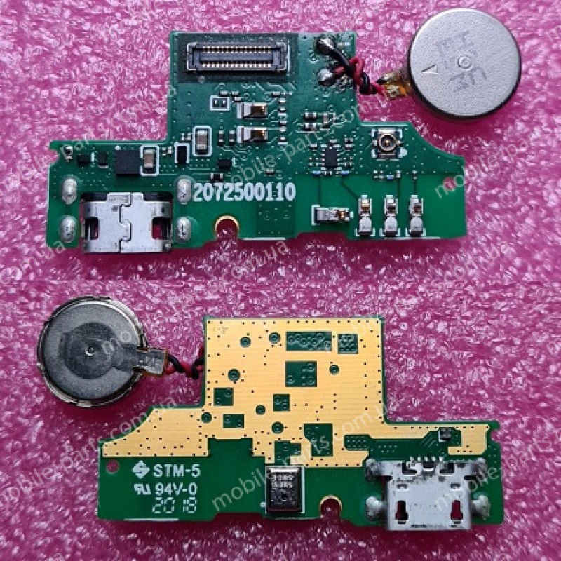 Дополнительная (нижняя) плата с разъёмом micro USB и микрофоном для TP-Link Neffos X9 (TP913A) оригинал 