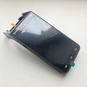Дисплей в зборі з корпусом для терміналу Verifone X990 Black оригінал