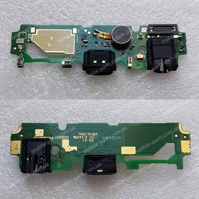 Нижняя дополнительная плата с micro USB разъёмом, микрофоном, Jack 3.5 и вибро для Vivo Y93 Lite оригинал
