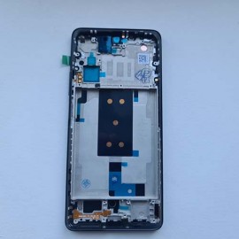 Дисплей AMOLED в зборі з сенсором і рамкою для Xiaomi 11T, 11T Pro Black оригінал (OEM)