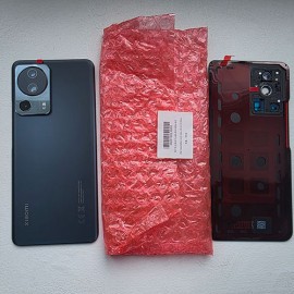 Оригінальна скляна задня кришка в зборі з лінзою камери для Xiaomi 13 Lite 2210129SG Black (сервісна!)