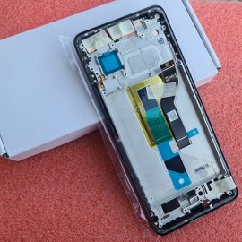 Дисплей AMOLED в зборі зі сенсором та рамкою для Xiaomi 13 Lite 2210129SG Black (сервісний!)