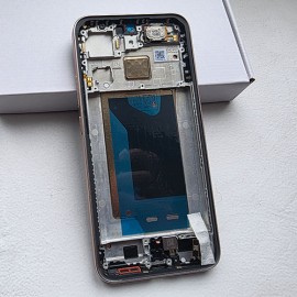 Дисплей AMOLED в зборі з рамкою, розмовним динаміком та вібро для Xiaomi 15T 25069PTEBG Rose Gold service