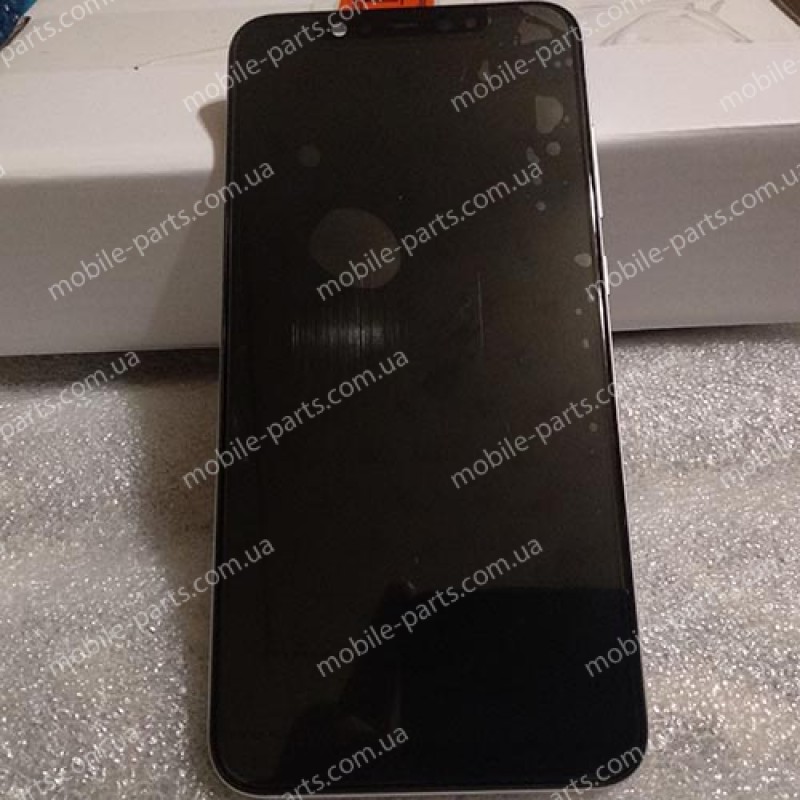 Дисплей AMOLED 6,21" в сборе с сенсором, рамкой и боковыми клавишами для Xiaomi Mi 8 White (сервисный оригинал!)