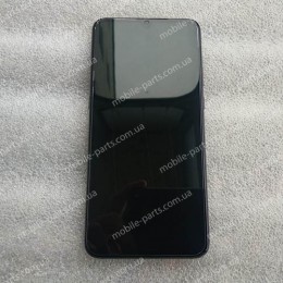 Дисплей AMOLED 6,39" в сборе с сенсором, металлической рамкой и боковыми кнопками для Xiaomi Mi 9 Black оригинал (сервисный )