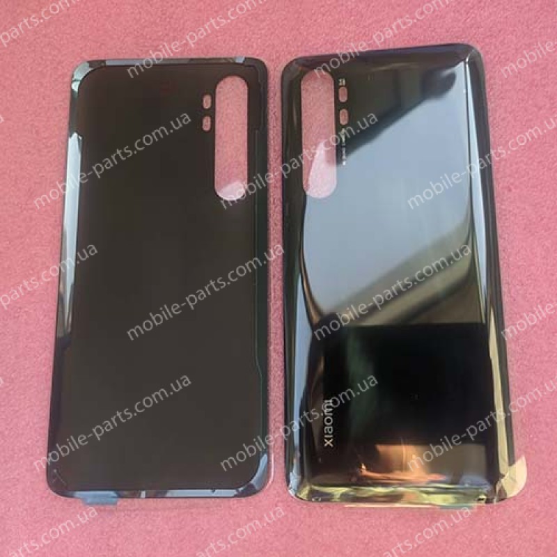 Стеклянная крышка для Xiaomi Mi Note 10 Lite Black копия