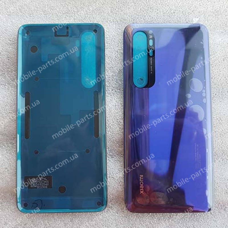 Оригинальная стеклянная крышка для Xiaomi Mi Note 10 Lite Purple
