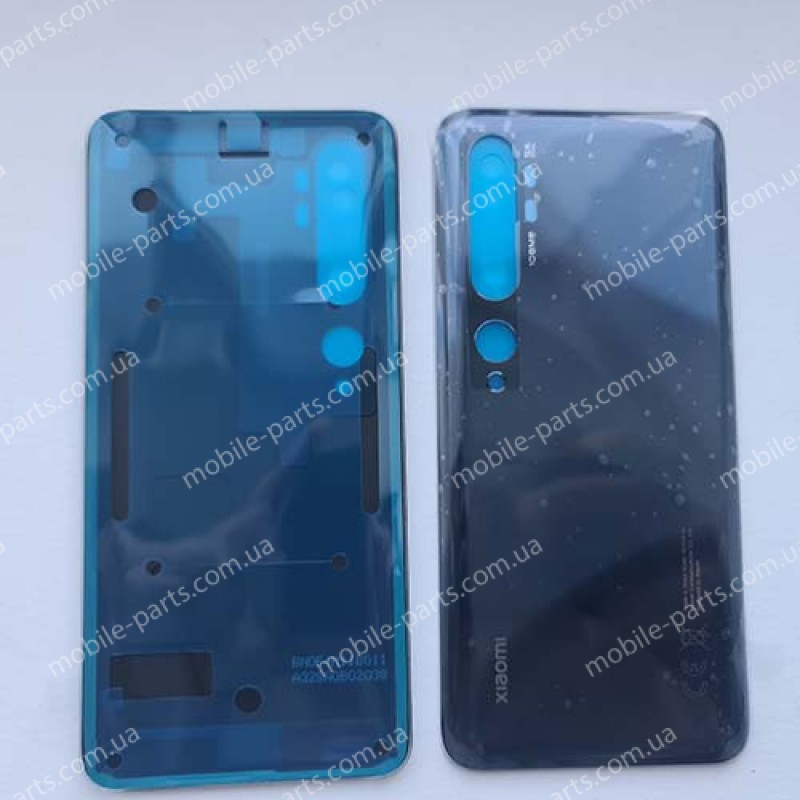 Задня скляна кришка для Xiaomi Mi Note 10 Black оригінал