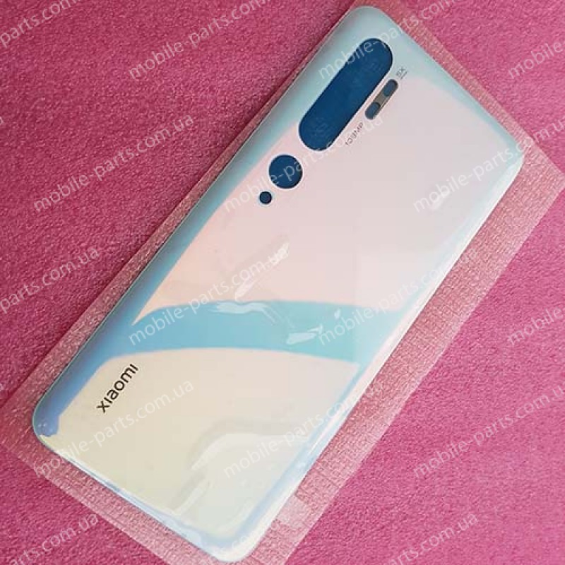 Задняя стеклянная крышка для Xiaomi Mi Note 10 Glacier White оригинал