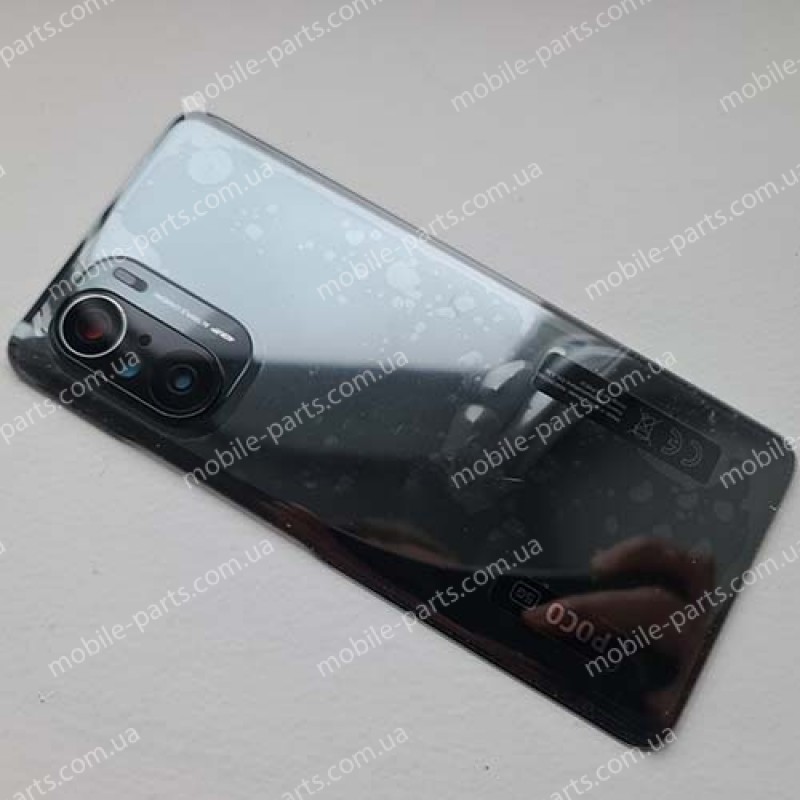 Оригинальная задняя крышка в сборе с линзой камеры для Xiaomi Poco F3 Black
