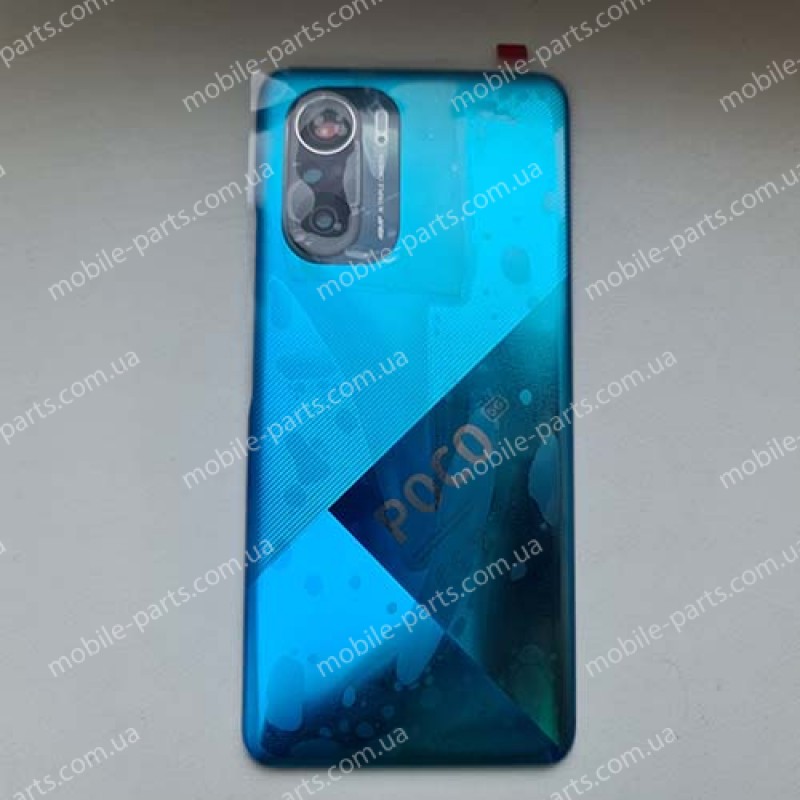 Оригінальна задня кришка в зборі з лінзою камери для Xiaomi Poco F3 Blue