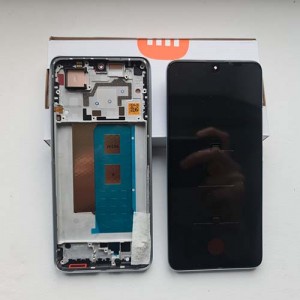 Дисплей WQHD+ AMOLED 3200x1440 в зборі з рамкою для Xiaomi Poco F5 Pro 23013PC75G White (сервіс!)