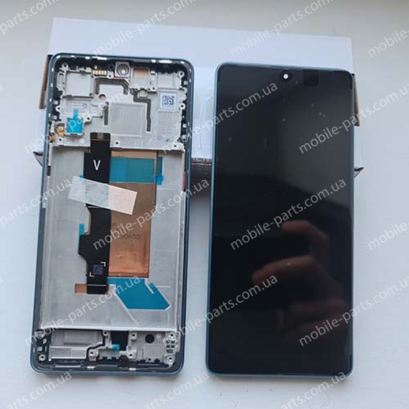 Дисплей AMOLED 1080 x 2400 в зборі з рамкою для Xiaomi Poco F5 23049PCD8G 23049PCD8I Green (сервіс!)