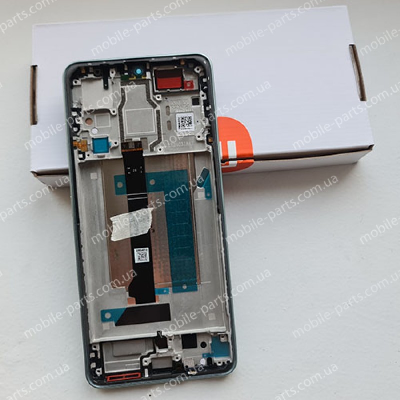 Дисплей AMOLED в зборі з рамкою для Xiaomi Poco F6 Green оригінал (сервіс!)
