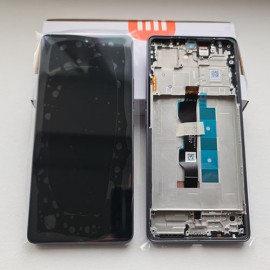 Оригінальний AMOLED дисплей в зборі з рамкою для Xiaomi Poco M6 Pro Purple сервіс