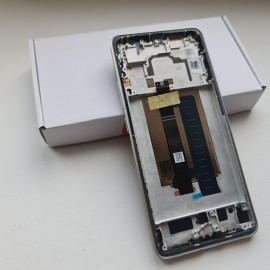 Дисплей AMOLED 120 Гц в зборі зі сенсором і рамкою для Xiaomi Poco X6 Pro 5G 2311DRK48G Gray оригінал (сервіс!)