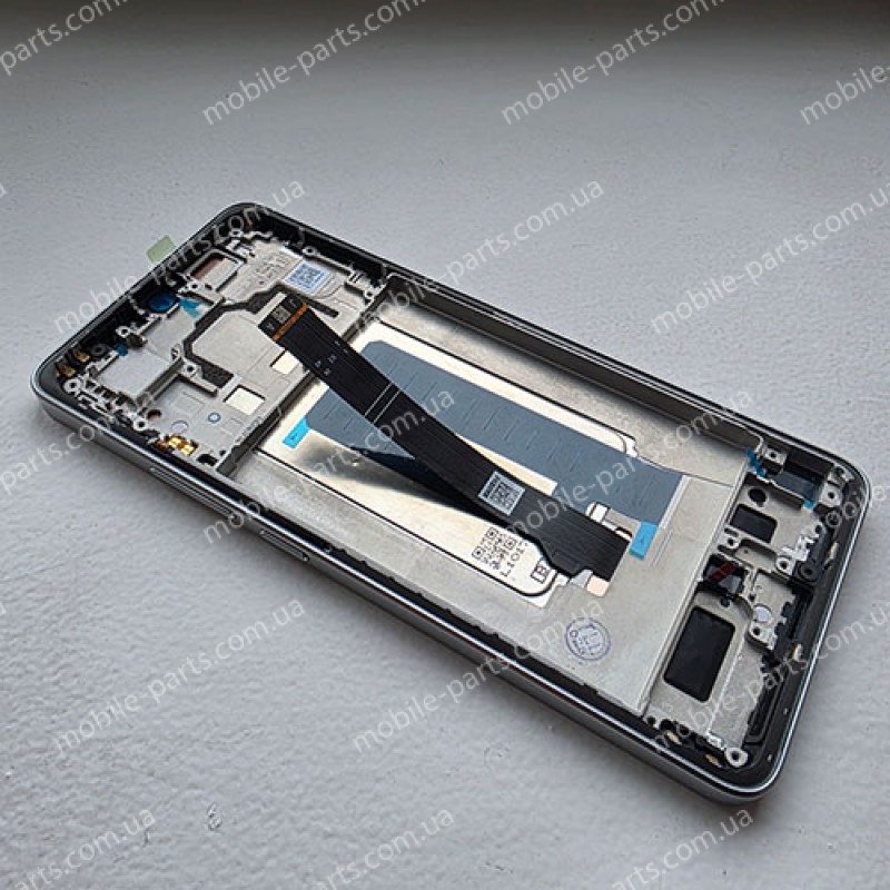 Дисплей AMOLED 120 Гц в зборі зі сенсором і рамкою для Xiaomi Poco X6 Pro 5G 2311DRK48G Gray оригінал (OEM)