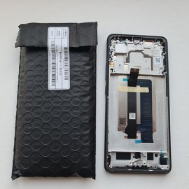 Дисплей AMOLED 120 Гц в зборі зі сенсором і рамкою для Xiaomi Poco X6 Pro 5G 2311DRK48G Black оригінал (сервіс!)