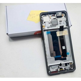 Дисплей AMOLED 120 Гц в зборі з рамкой та розмовний динаміком для Xiaomi Poco X7 Pro 2412DPC0AG Black оригінал service pack