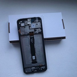 Дисплей IPS в зборі з рамкою для Xiaomi Redmi 12C 22126RN91Y оригінал (сервісний)