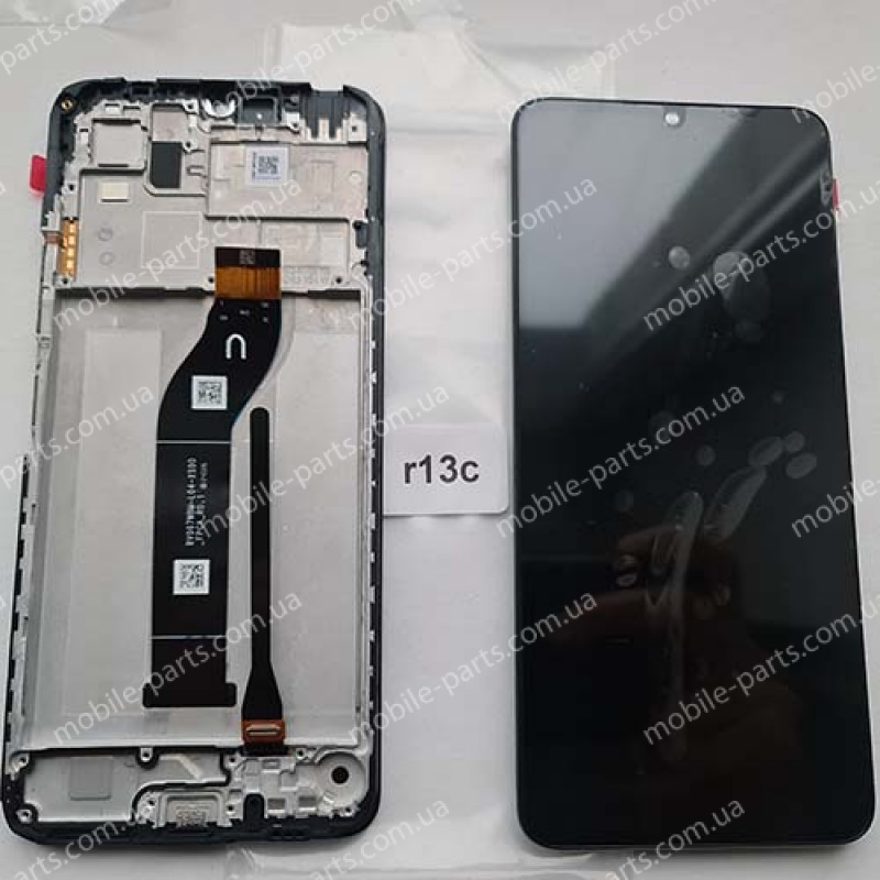 Оригінальний дисплей IPS в зборі з рамкою для Xiaomi Redmi 13C Poco C65 (OEM)