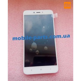 Дисплей в сборе с сенсором и рамкой для Xiaomi Redmi 4X White сервисный оригинал