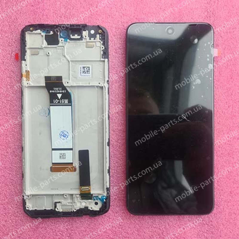 Дисплей IPS взборі з сенсором і рамкою для Xiaomi Redmi Note 10 5G (M2103K19G) оригинал (OEM)