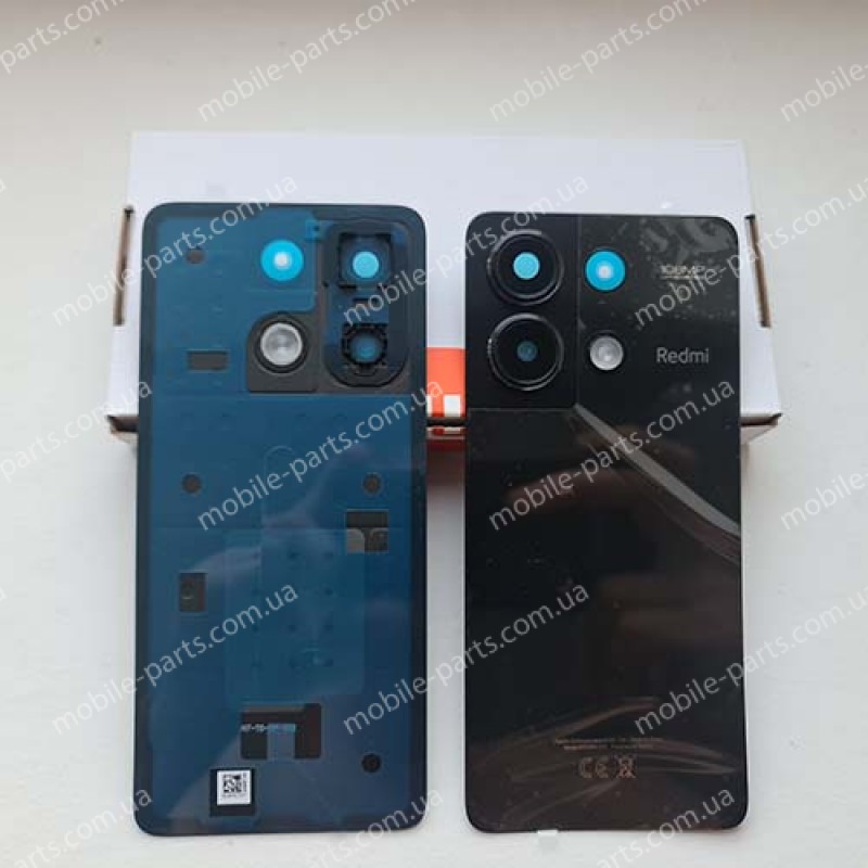 Оригінальна кришка в зборі зі склом камери для Redmi Note 13 4G 23129RAA4G (сервісний!) Midnight Black