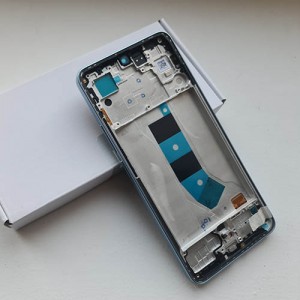 Дисплей AMOLED в зборі з рамкою для Xiaomi Redmi Note 13 4G 23129RAA4G Blue оригінал service