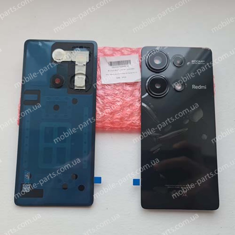 Оригінальна скляна кришка зі склом камери для Redmi Note 13 Pro 4G 23117RA68G Midnight Black (сервіс!)