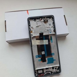 Дисплей AMOLED в зборі з сенсором та рамкою для Xiaomi Redmi Note 13 Pro Plus Aurora Purple (сервісний!)