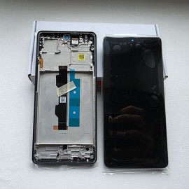 Дисплей AMOLED 120 Гц в зборі з рамкою для Xiaomi Redmi Note 14S 2502FRA65G service pack