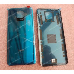 Задняя стеклянная крышка для Xiaomi Redmi Note 9 Pro, Redmi Note 9S Blue оригинал
